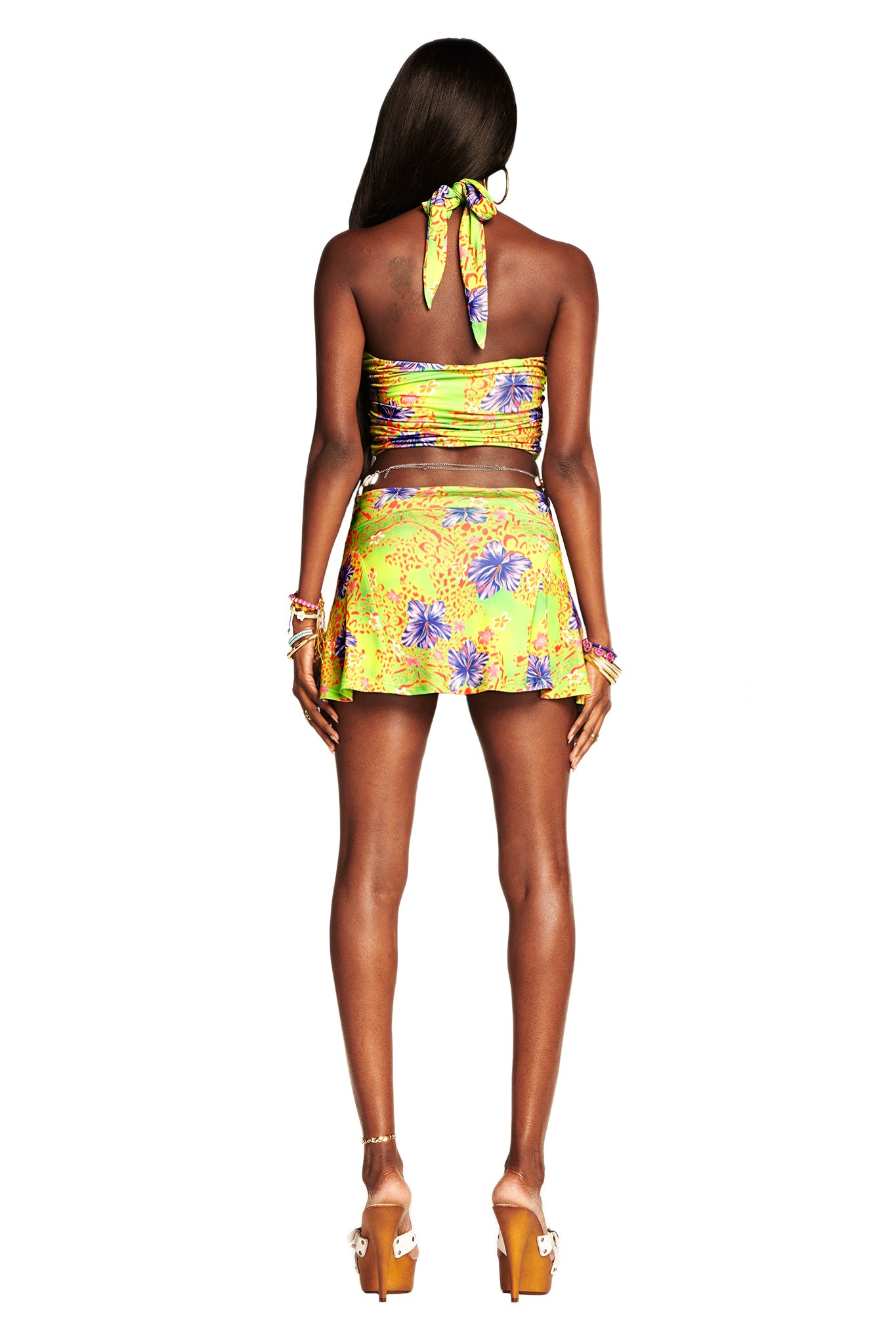 ANTHEIA SKIRT - HIBISCUS