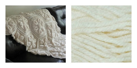 KIT VANILLA - Embossed Daisy Blanket