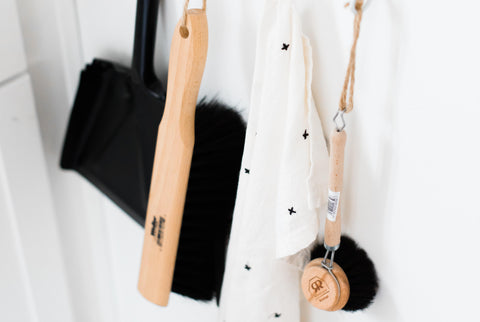 Eco-friendly broom and dust pan