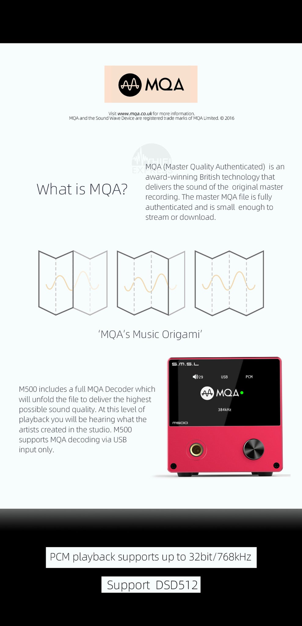 SMSL M500 MQA DAC