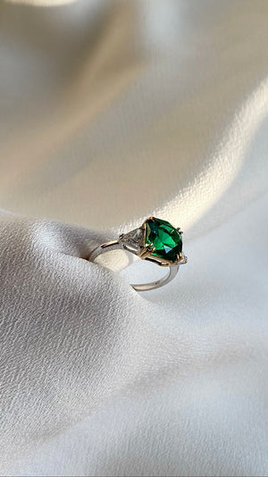 Leyton Flanders Emerald Ring