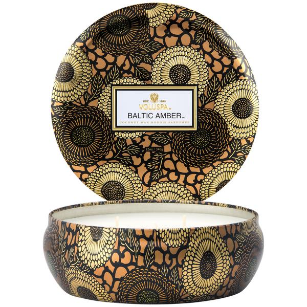 Baltic Amber 3-Wick Tin Candle HOME & GIFTS - Home Decor - Candles + Diffusers Voluspa   
