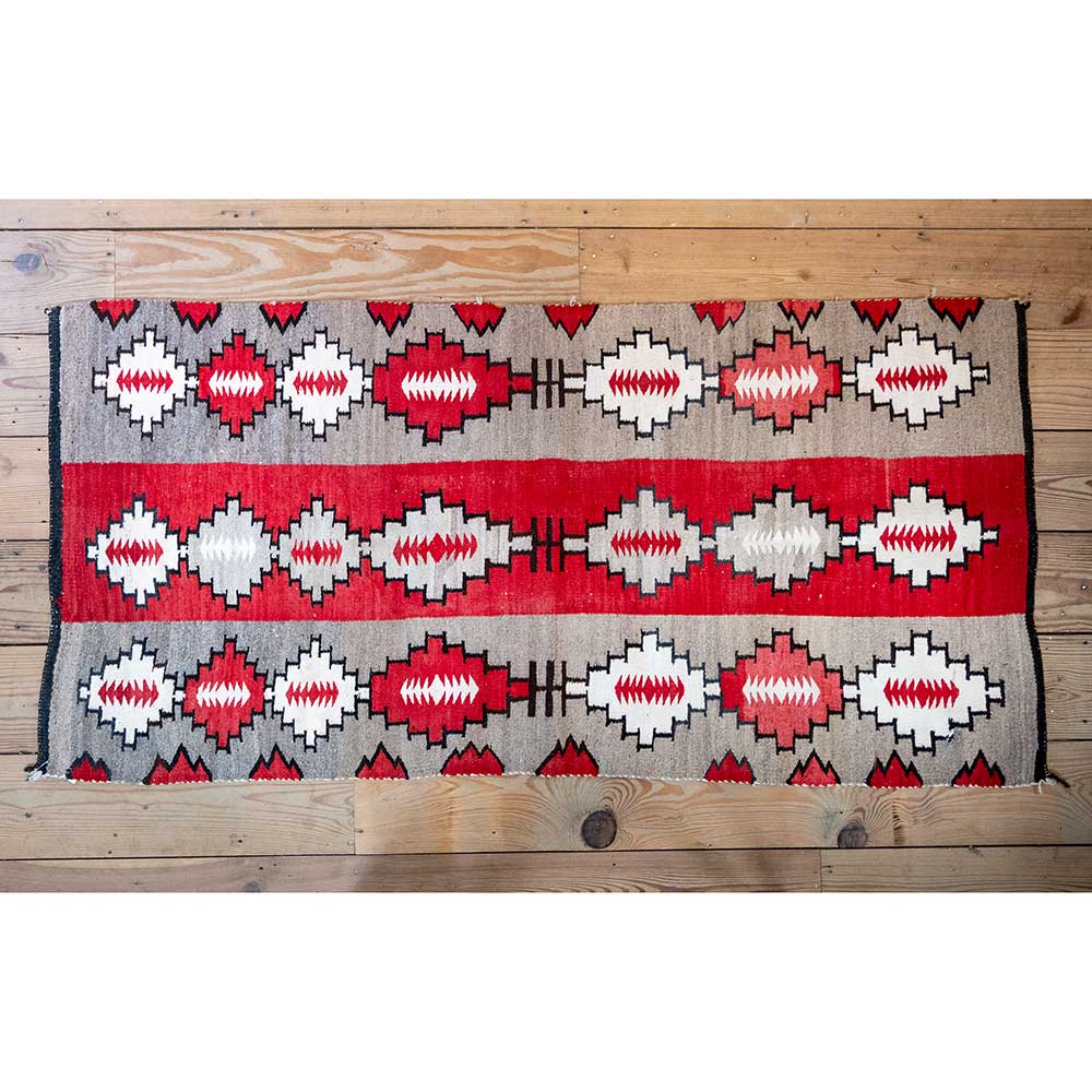 Early 1900's Vintage Navajo Rug Collectibles Teskeys   