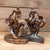 Copper Painted Cowboy Bookends Collectibles MISC   