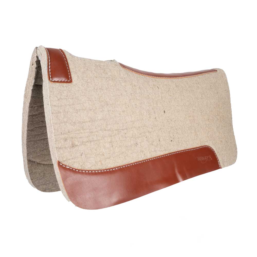 Teskey's Wool Roper Saddle Pad Tack - Saddle Pads Teskey's 1" Tan 