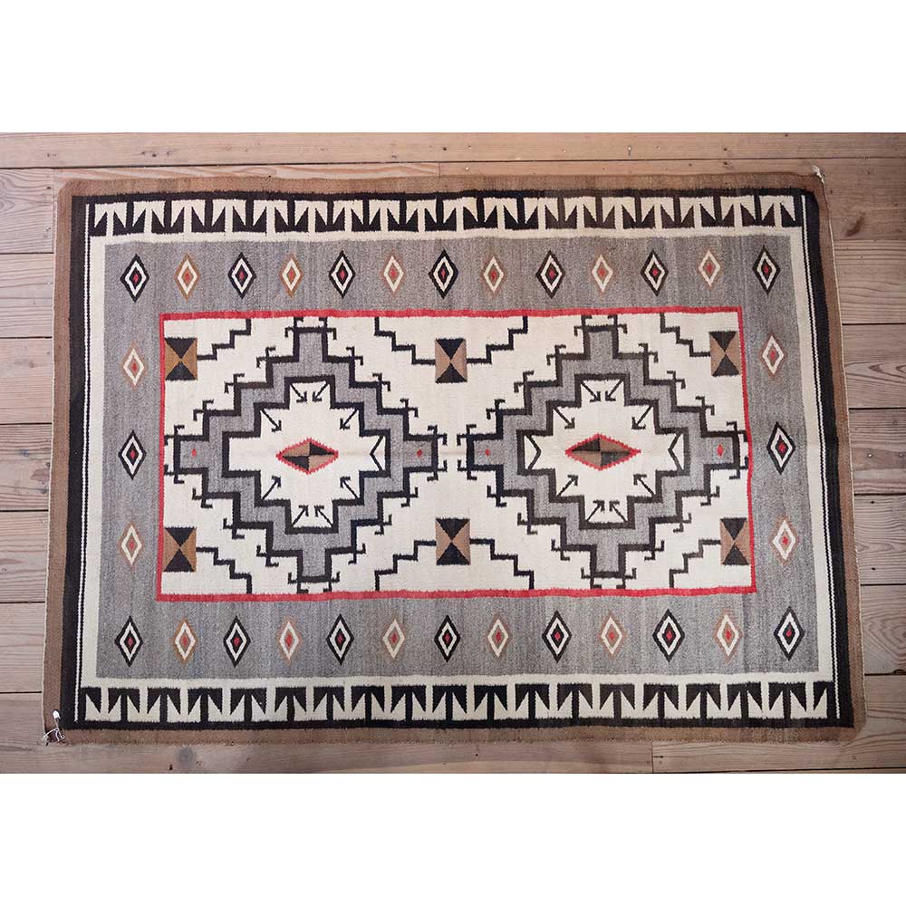 Early 1900's Vintage Navajo Rug Collectibles Teskeys   