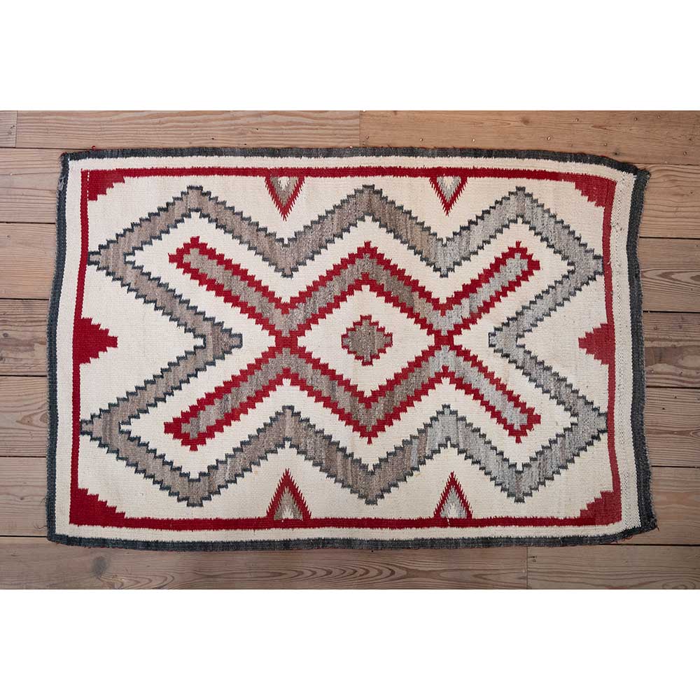 Early 1900's Vintage Navajo Rug Collectibles Teskeys   