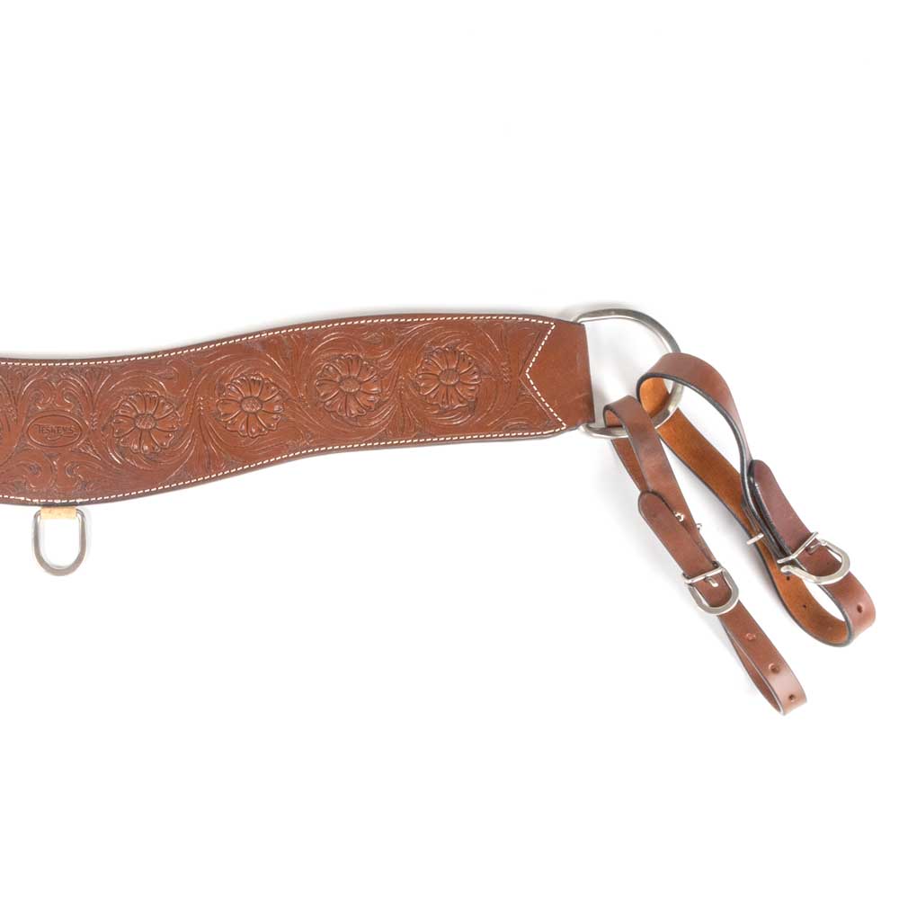 Teskey's Leather Chestnut Tripping Collar Tack - Breast Collars Teskey's   