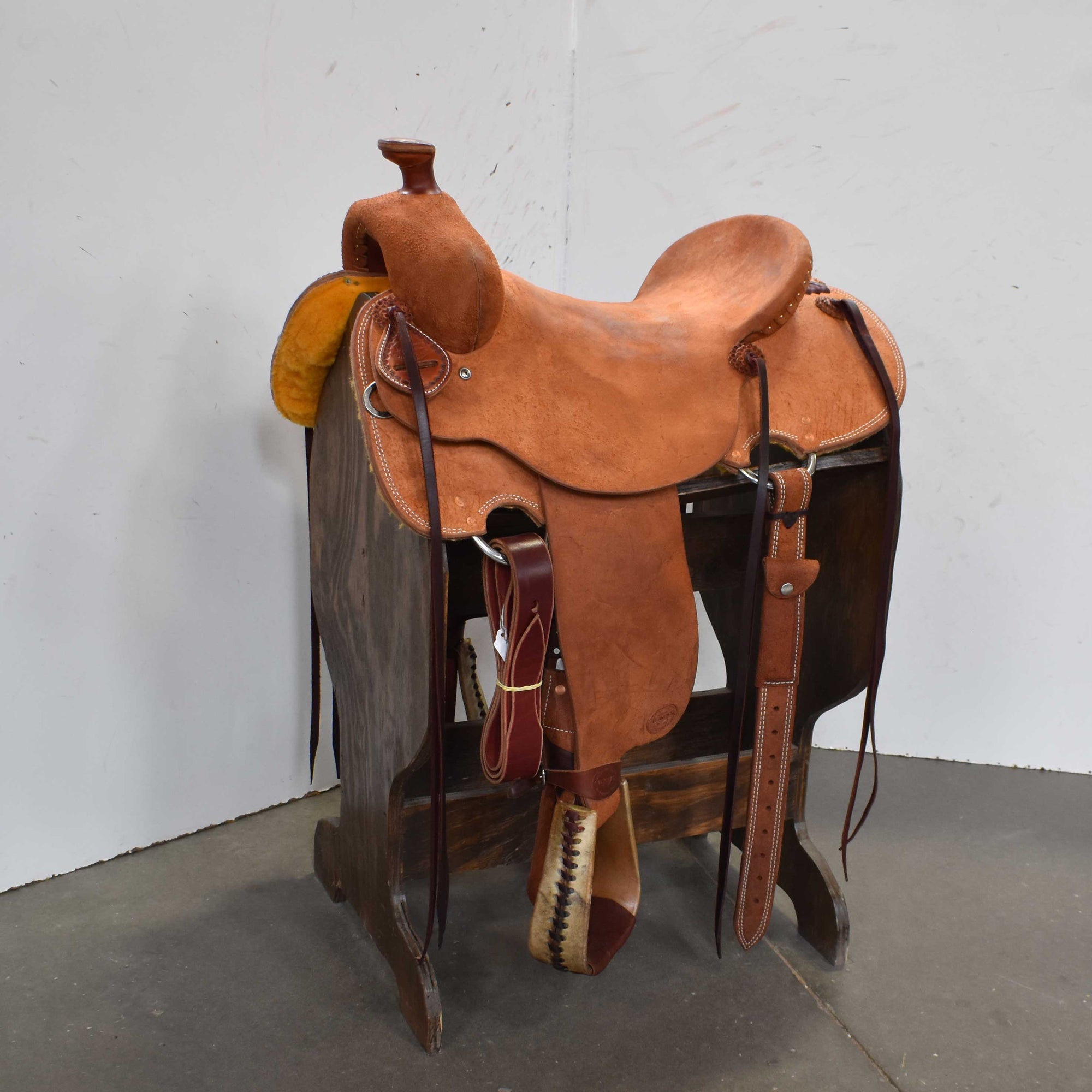 16" TESKEY'S STRIP DOWN RANCH SADDLE Saddles - New Saddles - RANCH TESKEY'S SADDLERY LLC   