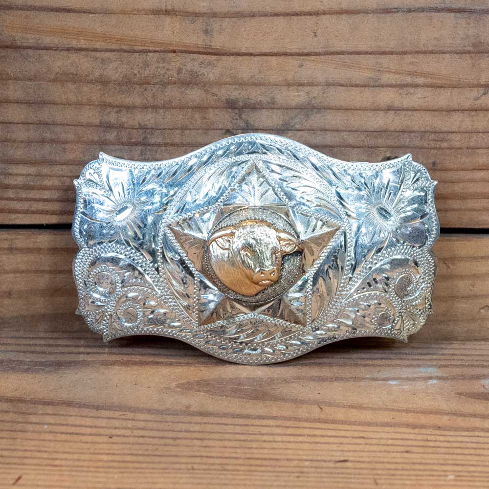 Silver Steer Buckle Collectibles MISC   