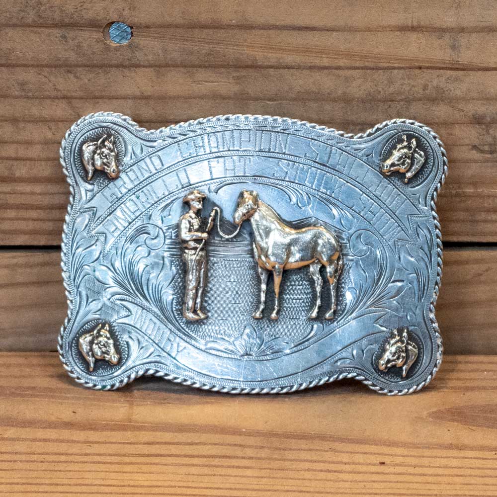 Grand Champion Stallion Buckle Collectibles Teskeys   