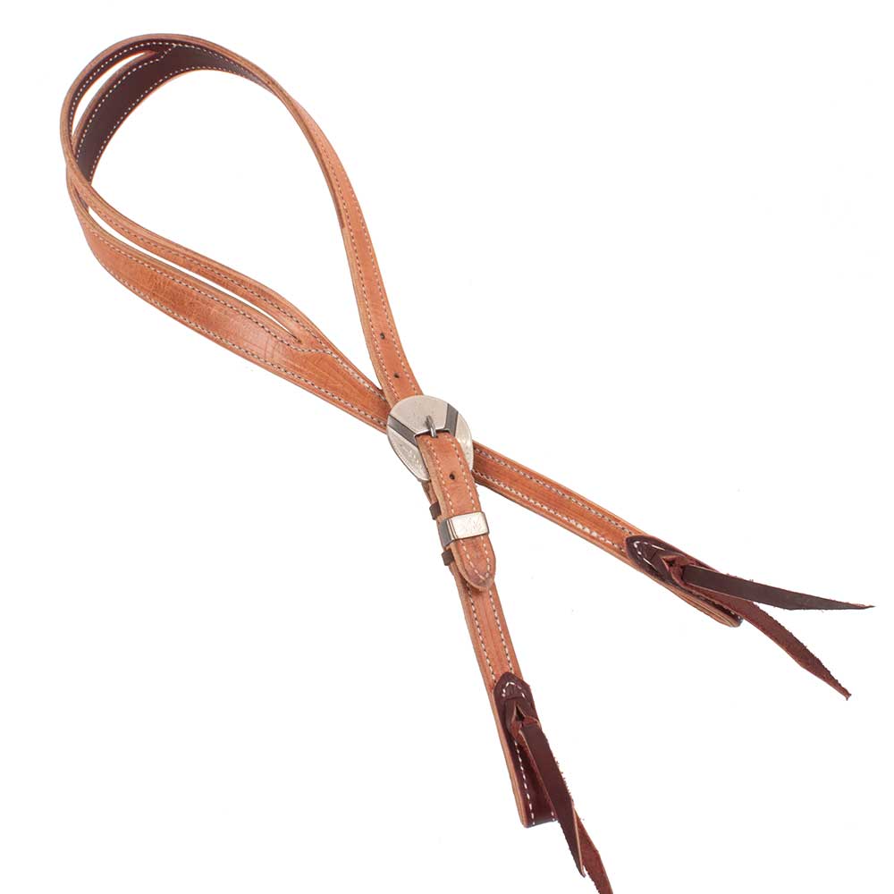 Teskey's Josh Ownbey Cowboy Line 3/4" Slit Ear Headstall Tack - Headstalls - One Ear Teskey's   