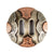 Antique & Copper Floral Slotted Concho Tack - Conchos & Hardware - Conchos Teskey's   