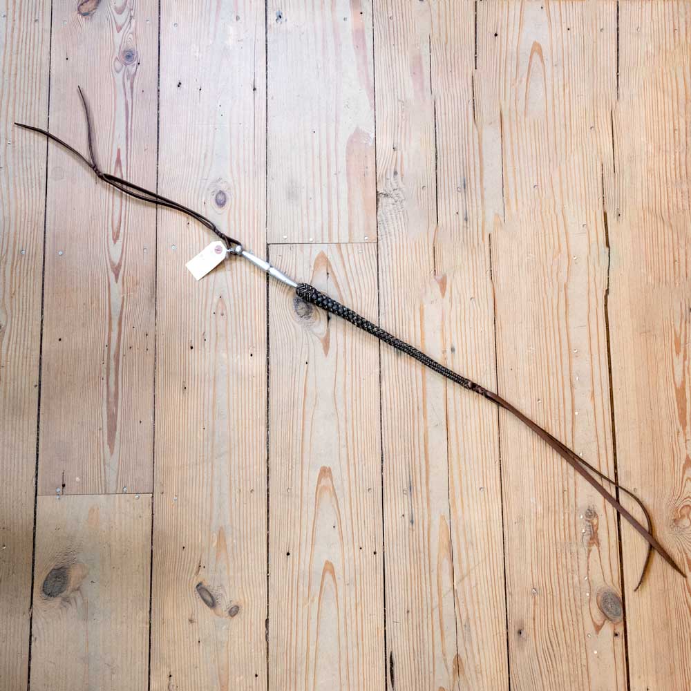 35" Braided Leather Quirt Tack MISC   