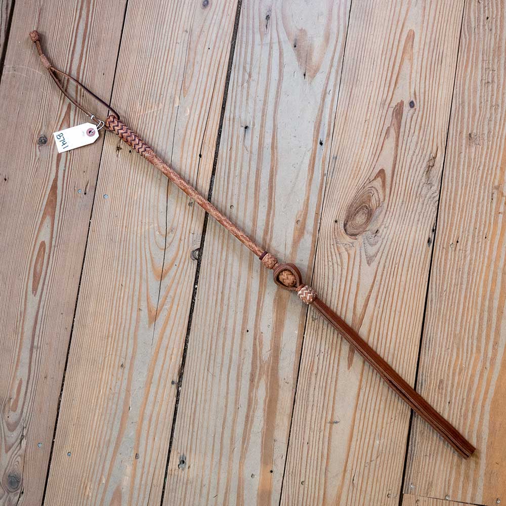 31" Rhetley Berrett Rawhide Quirt Tack MISC   