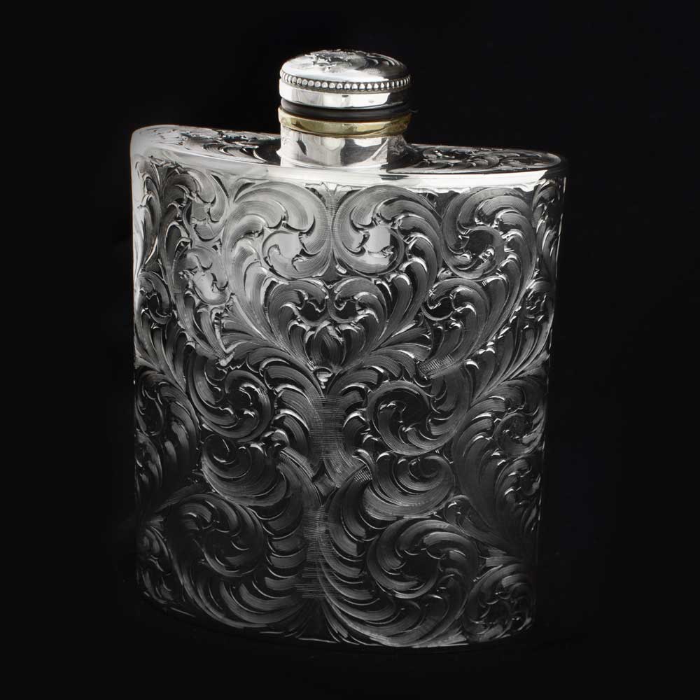 Comstock Heritage Engraved Flask Comstock Heritage COMSTOCK HERITAGE   