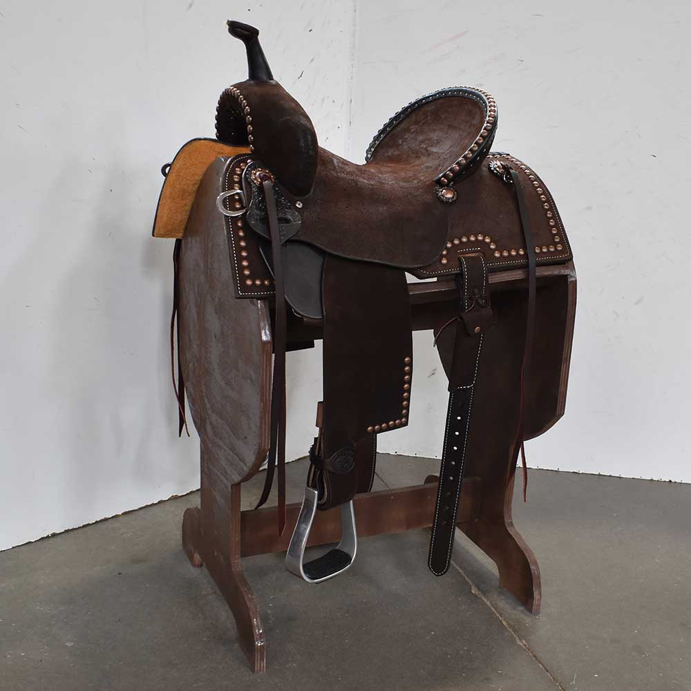 13.5" DOUBLE J POZZI PRO WIDE FIT BARREL SADDLE Saddles - New Saddles - BARREL DOUBLE J SADDLERY   