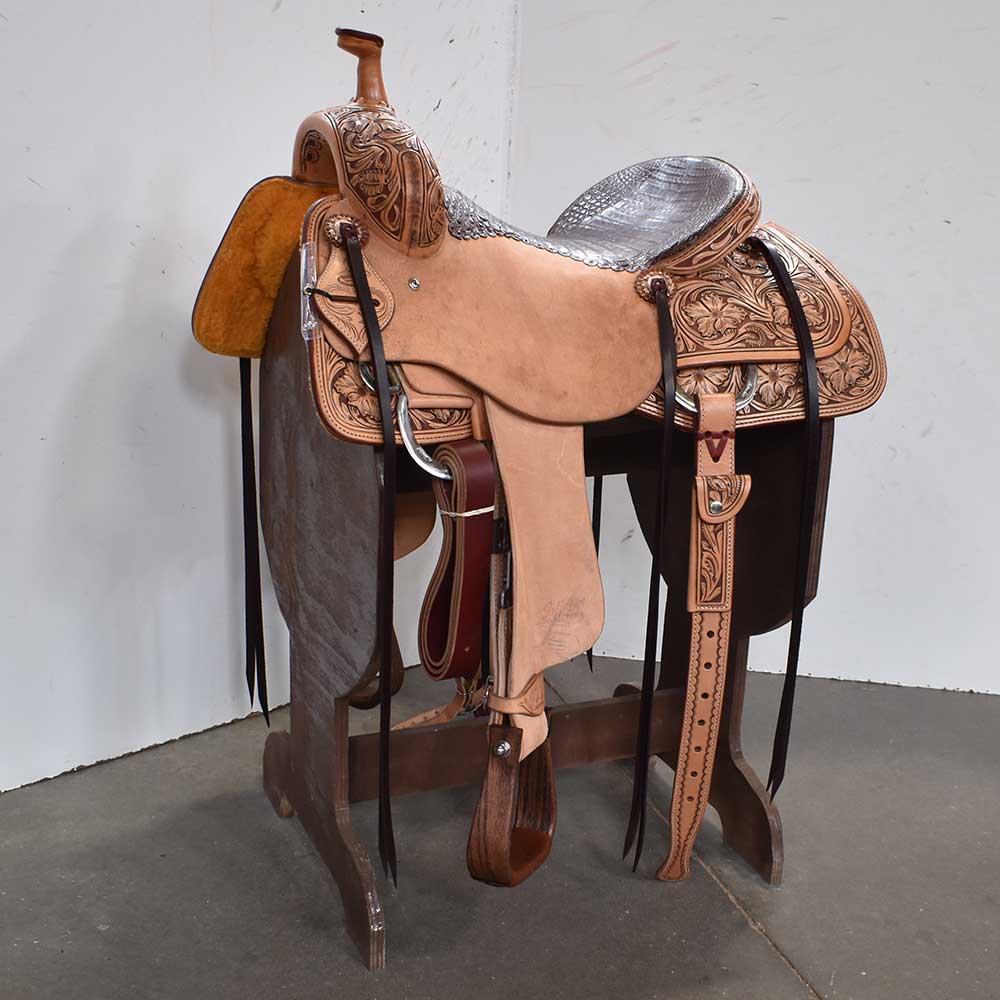 16" JEFF SMITH RANCH CUTTING SADDLE Saddles - New Saddles - RANCH CUTTER Jeff Smith   