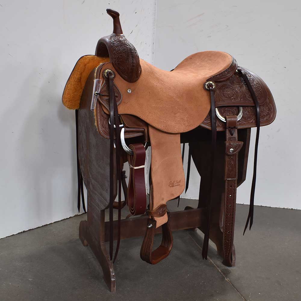 16.5" JEFF SMITH CUTTING SADDLE Saddles - New Saddles - CUTTER Jeff Smith   