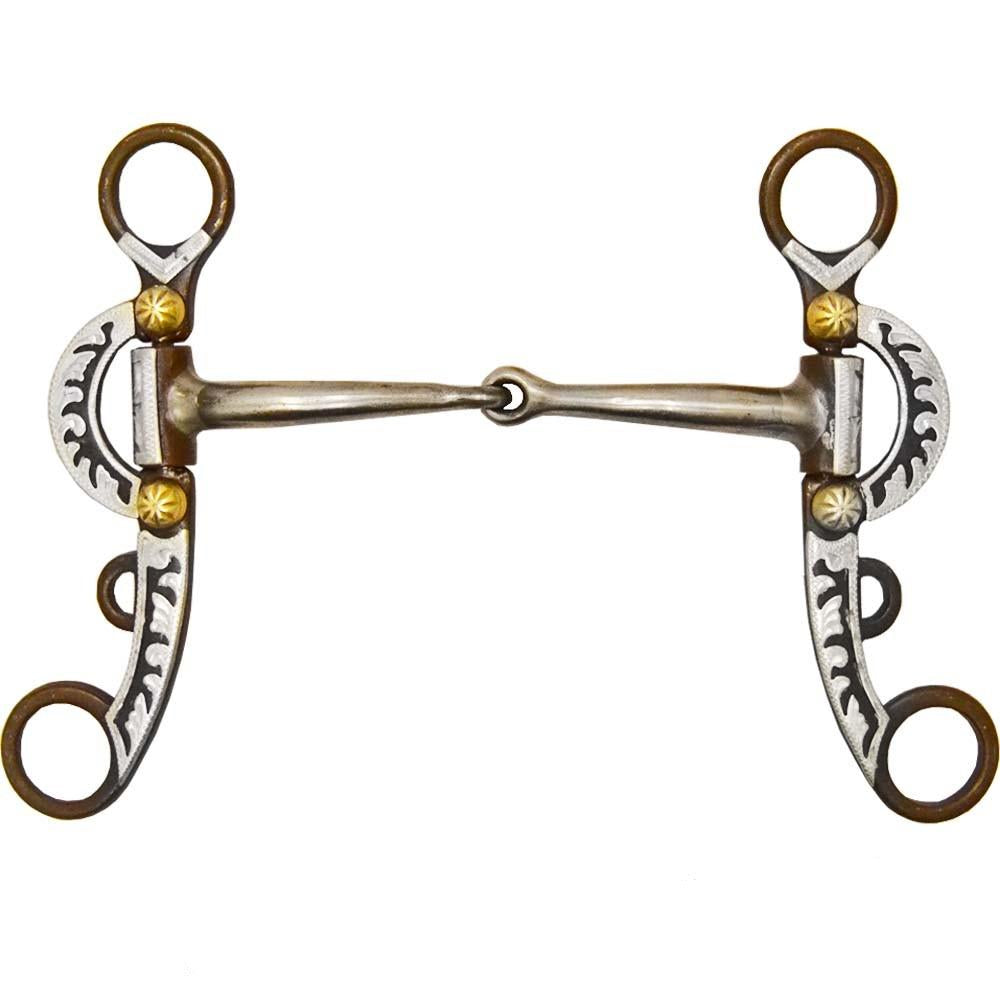 Formay 6" Snaffle Bit with Copper Inlay Tack - Bits, Spurs & Curbs - Bits Formay   