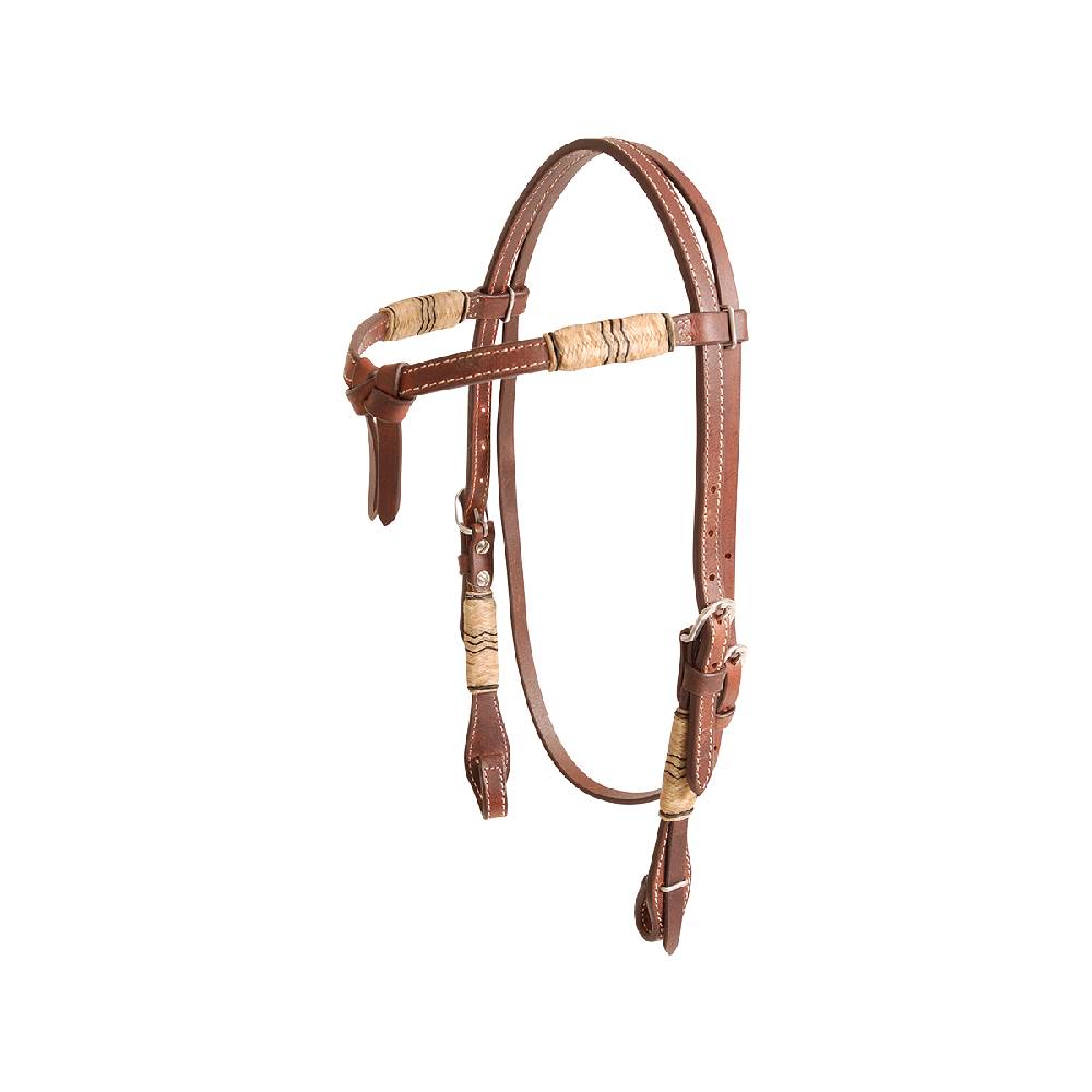 Cashel Rawhide Accent Tie Front Browband Headstall Tack Cashel   