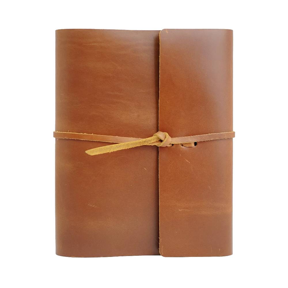 Rustico Large Writer's Log Refillable Notebook Home & Gifts - Gifts RUSTICO Saddle  