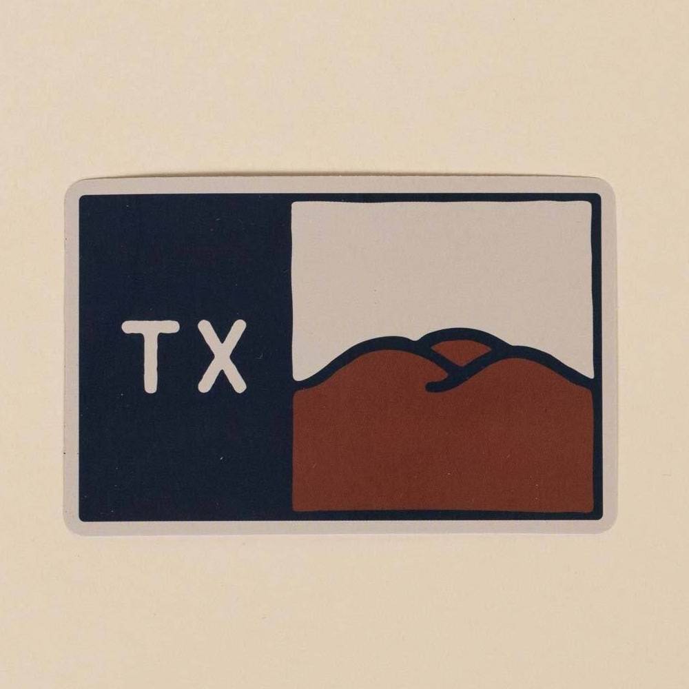 Texas Hill Country Flag Sticker ACCESSORIES - Additional Accessories - Key Chains & Small Accessories Texas Hill Country Provisions   