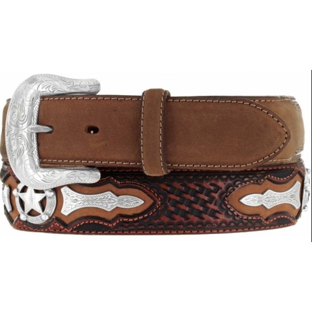 Odessa Star Concho Belt MEN - Accessories - Belts & Suspenders Teskey's   