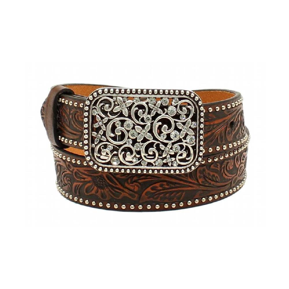 Ariat Girls Floral Embossed Belt KIDS - Accessories - Belts M&F WESTERN PRODUCTS   