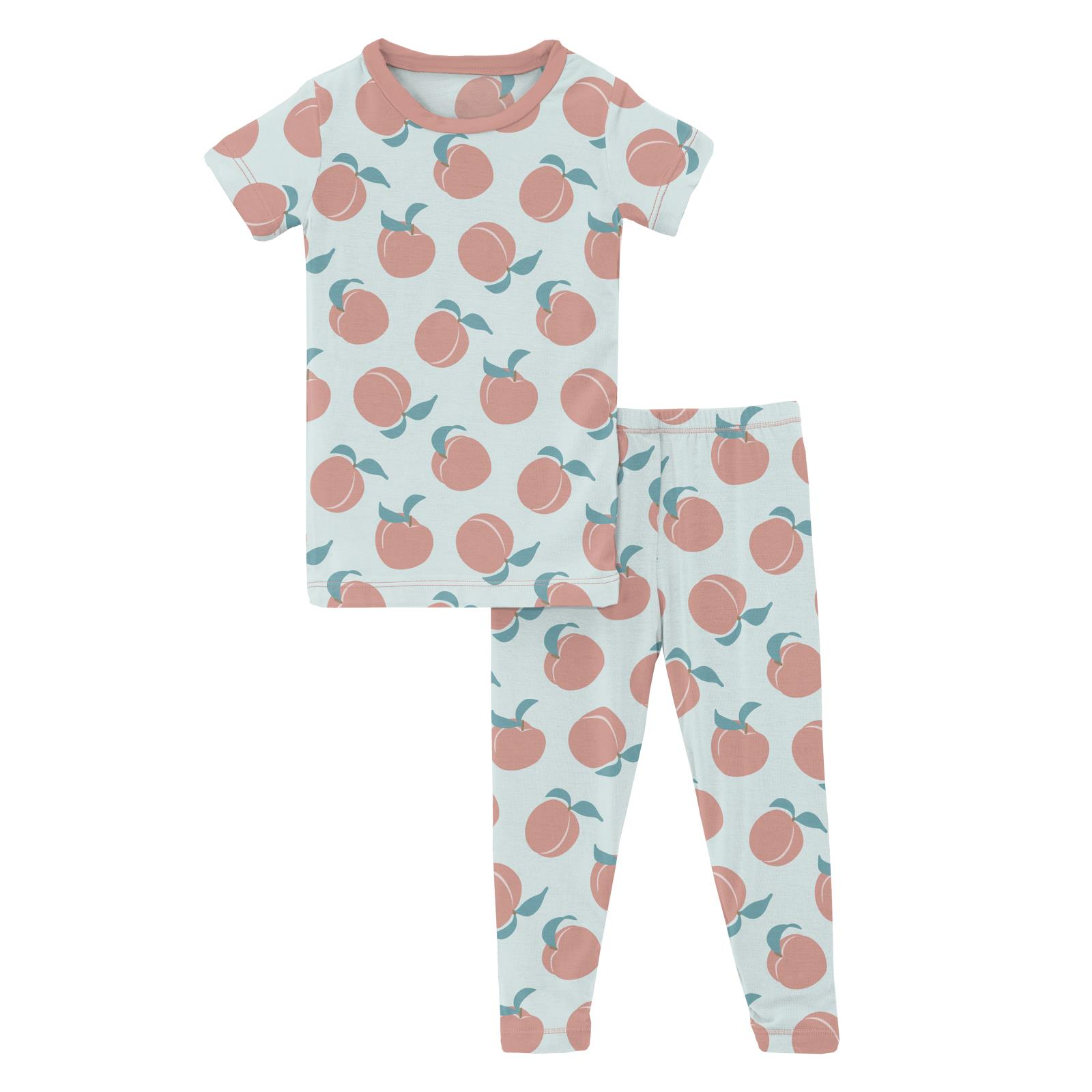 KicKee Pajama Set in Fresh Air Peaches KIDS - Girls - Clothing - Pajamas Kickee Pants   