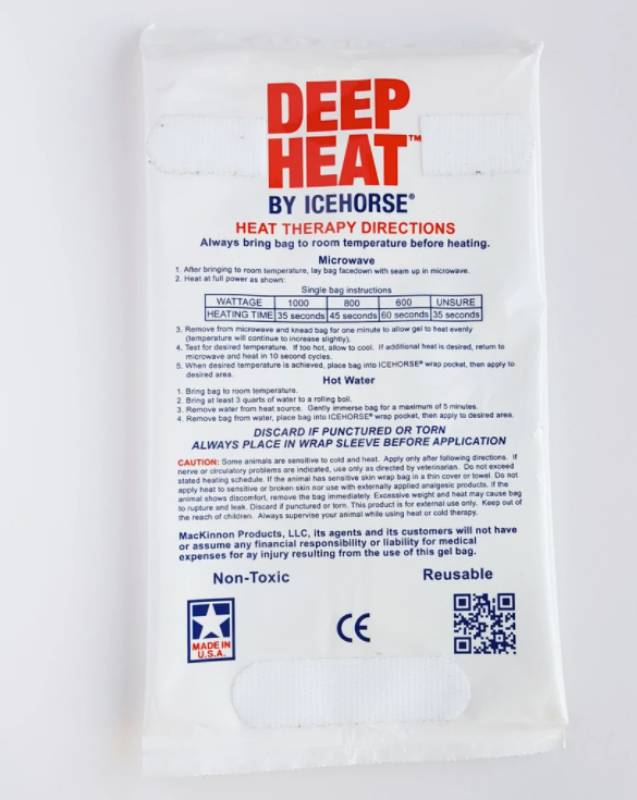 ICEHORSE DEEP HEAT Replacement Heat Inserts Tack - Leg Protection - Rehab & Travel DEEPHEAT   