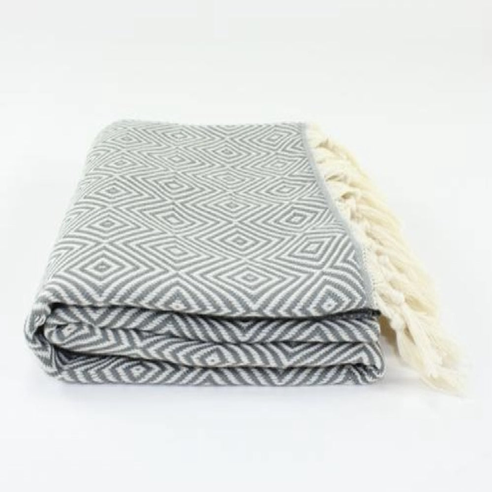 Turkish Linen & Towels Diamond Pattern Towel HOME & GIFTS - Bath & Body - Towels Turkish Linen & Towels   