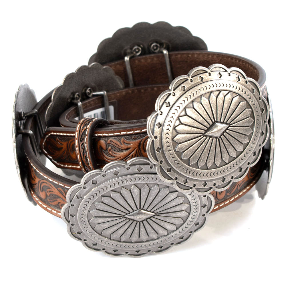 Ariat Oval Flower Concho Belt WOMEN - Accessories - Belts M&F WESTERN PRODUCTS   