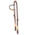 Teskey's Basket Stamped One Ear Headstall with Rawhide Tack - Headstalls - One Ear Teskey's Heavy Oil  