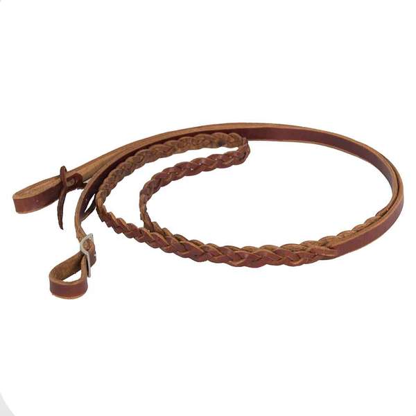 Teskey's Three Strand Braided Reins Tack - Reins Teskey's Light Oil  