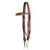 Teskey's Browband Headstall with Tie Ends Tack - Headstalls - Browband Teskey's Heavy Oil  