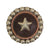 Antique Star Concho With Wire Border Tack - Conchos & Hardware - Conchos Teskey's Chicago Screw 1" 