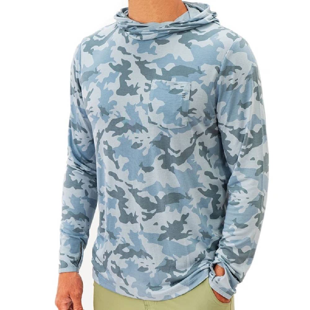 Free Fly Men's Bamboo Lightweight Hoody - Water Camo MEN - Clothing - Pullovers & Hoodies FREE FLY APPAREL   