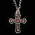 Men's Silver and Gold Cross Necklace MEN - Accessories - Jewelry & Cuff Links M&F WESTERN PRODUCTS   