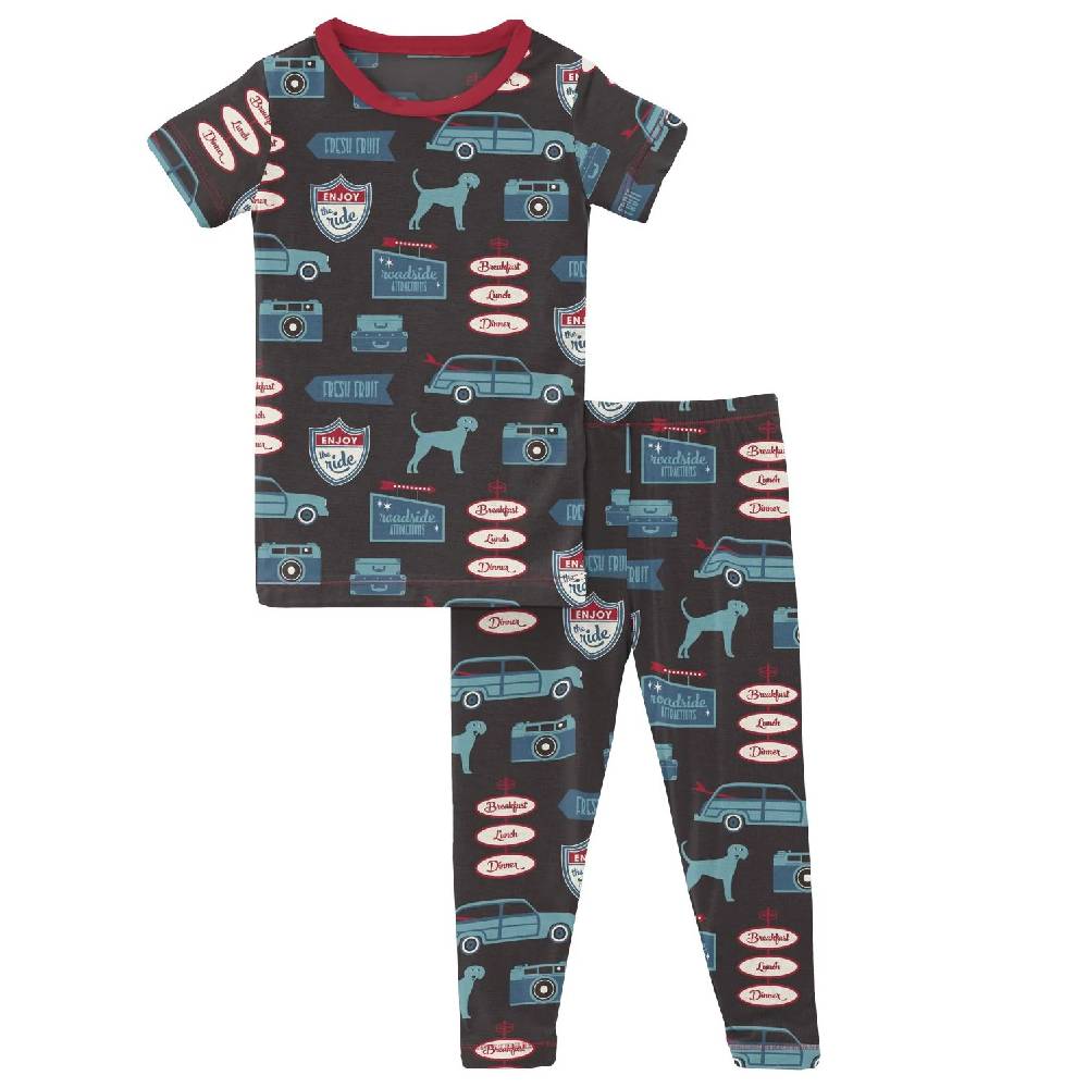 Kickee Midnight on Road Pajama Set KIDS - Boys - Clothing - Pajamas & Underwear Kickee Pants   