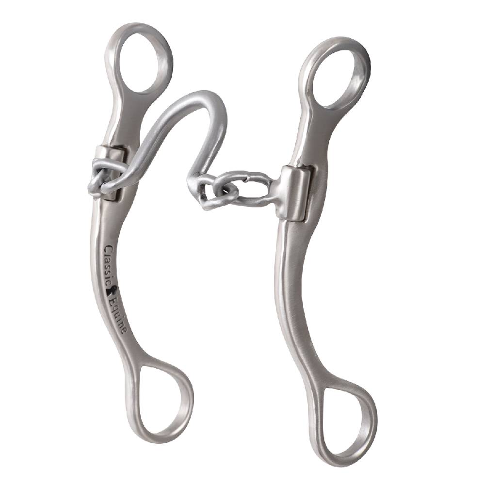 Classic Equine Bit Logic 7 1/2" Ported Chain Bit Tack - Bits, Spurs & Curbs - Bits Classic Equine   