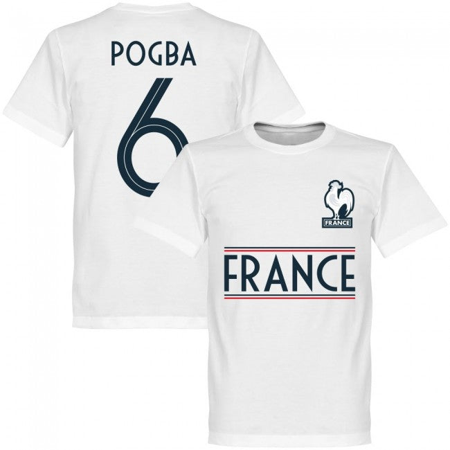 Details about   FFF French national team Pogba boys T-Shirt White Gr ten years 