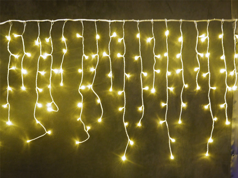 LED Icicle Warmweiss licht - draussen - 3M - IP44 - miqaya