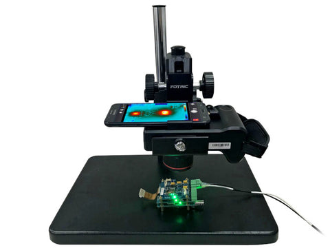 Test bench with fotric thermal camera