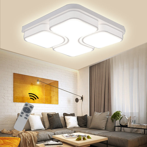 64W Kaltweiß LED  Deckenleuchte Schlafzimmer Deckenlampe Wohnzimmer Design Lampe 