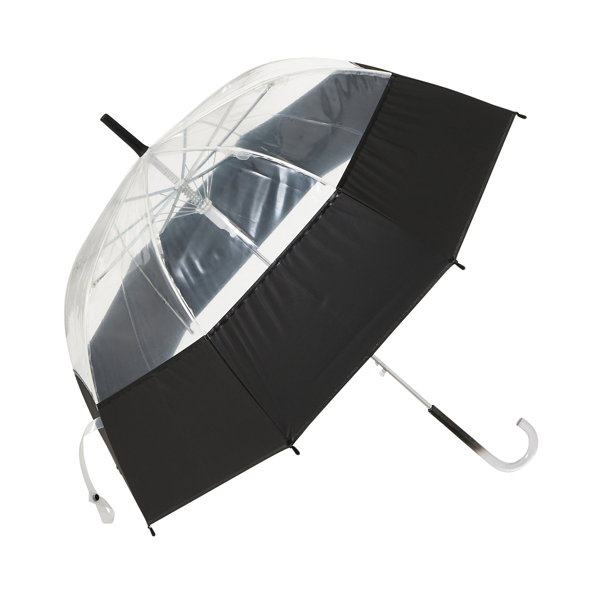 프랑프랑 Francfranc 일본 프리《이》 바이 컬러 길이 우산 58cm 블랙【2022년 모델】