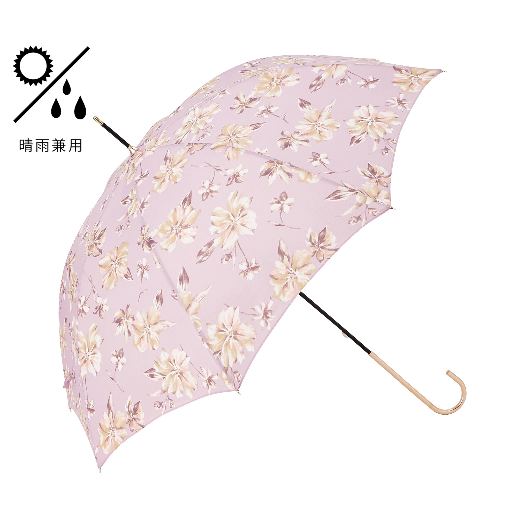 프랑프랑 일본 《시아후로라》 길이 우산 58cm 퍼플( )