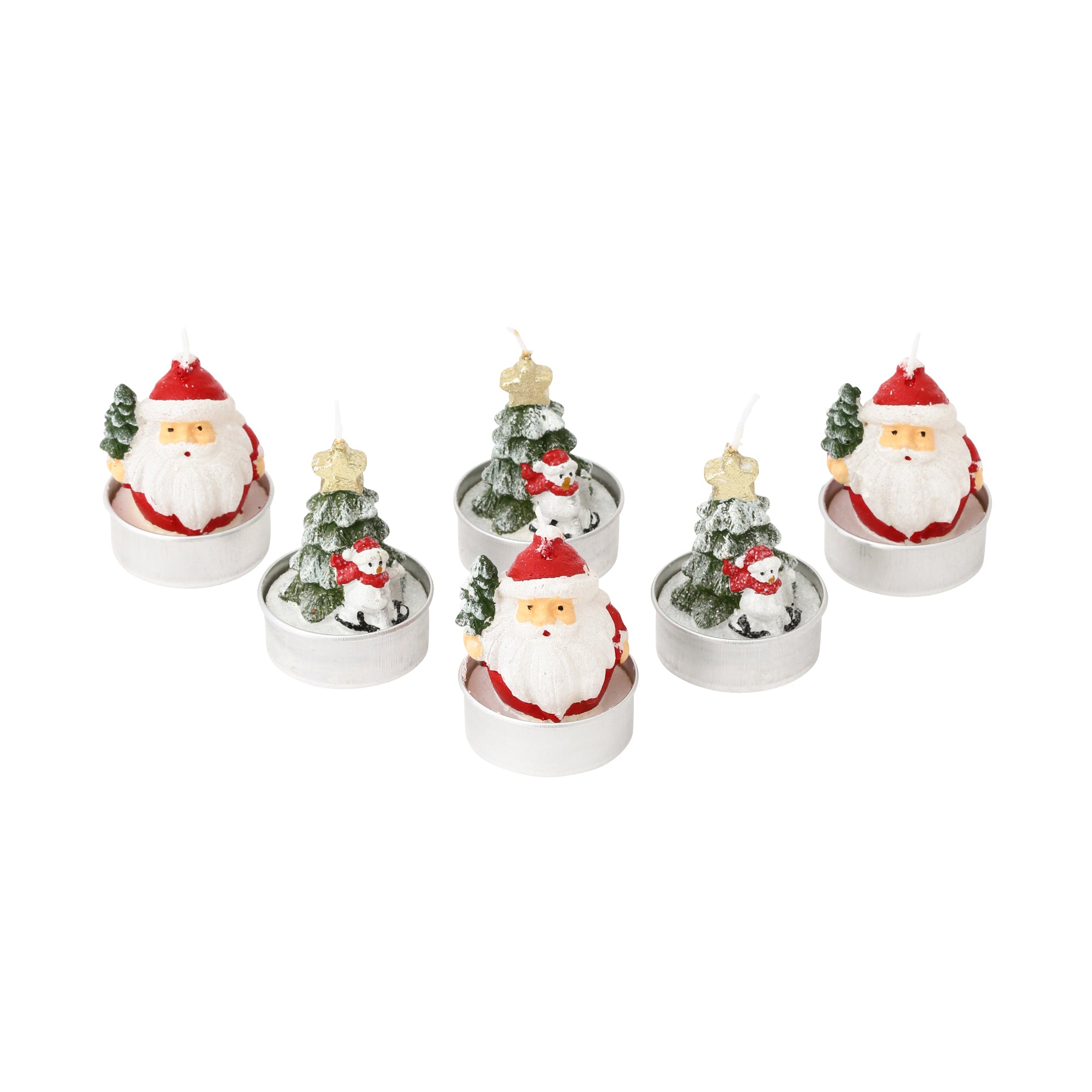프랑프랑 Francfranc 일본 인테리어 크리스마스 캔들 6개세트 산타