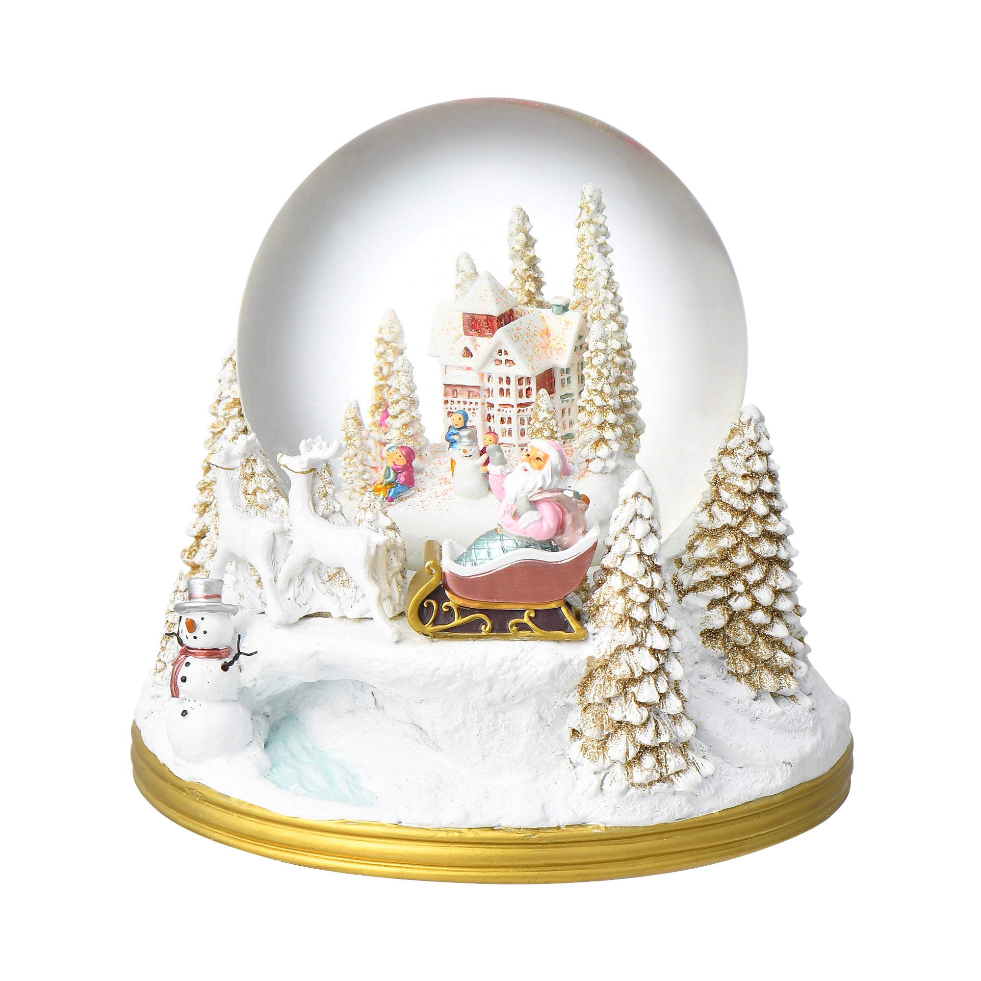 프랑프랑 일본 인테리어 크리스마스 장식 스노우돔 하우스 XL