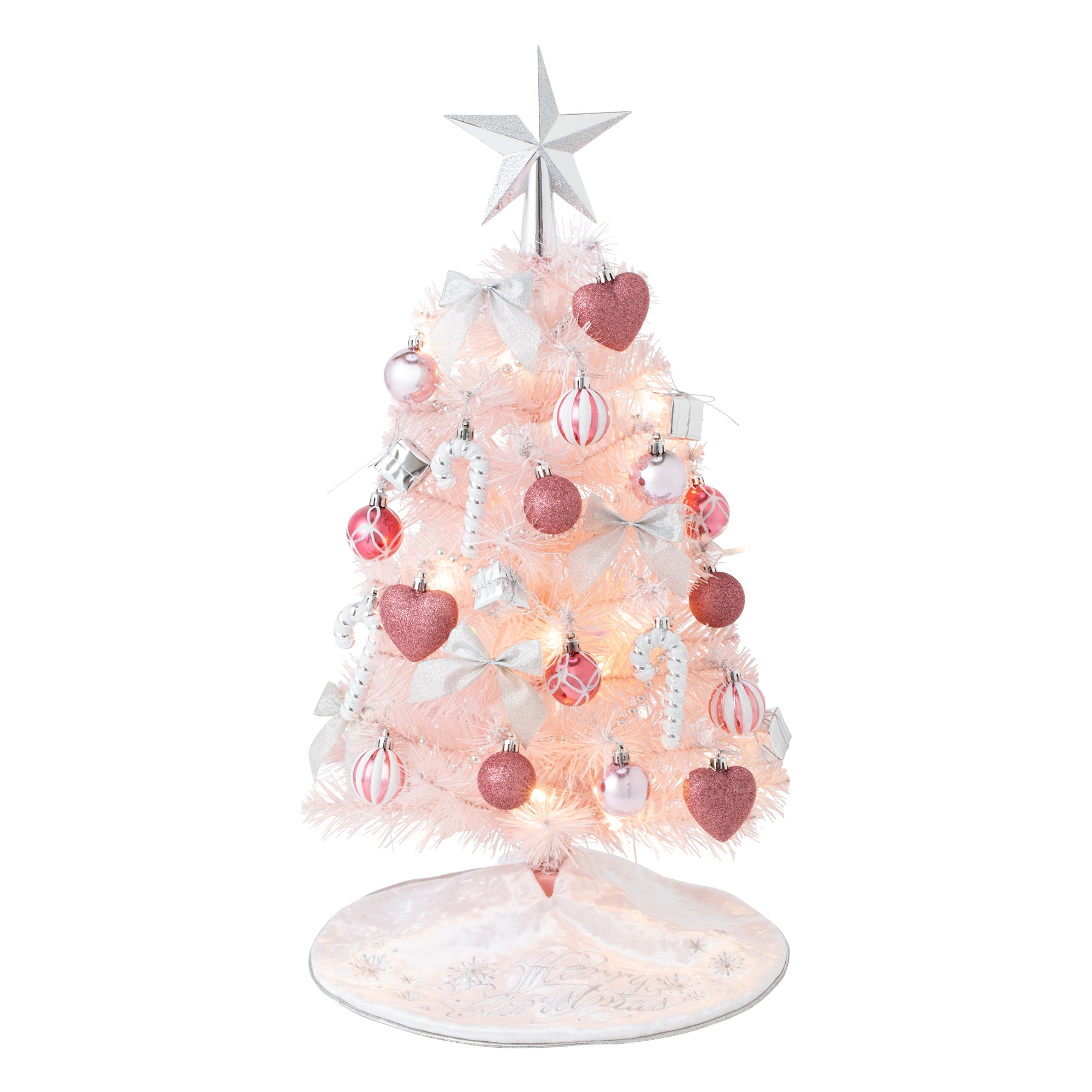 프랑프랑 일본 크리스마스 트리 스타터 세트 60cm 핑크